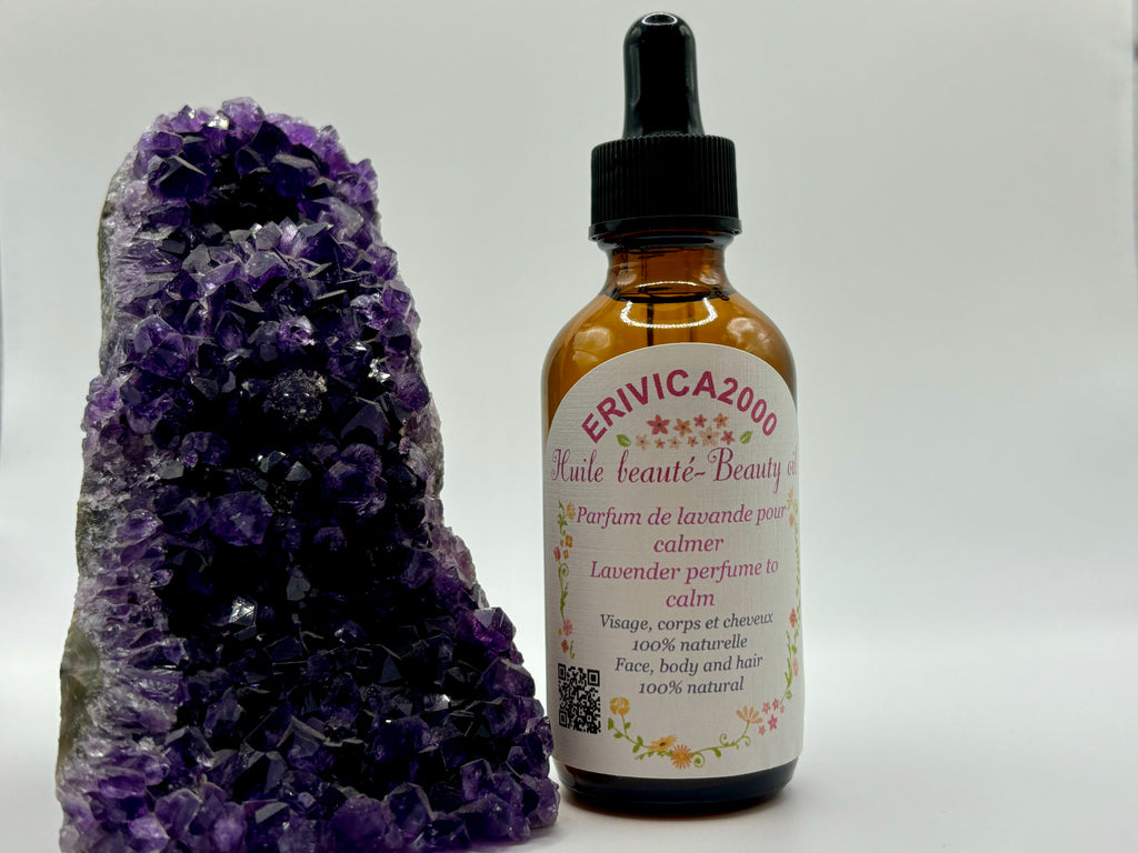 Huile beauté au parfum de lavande pour calmer