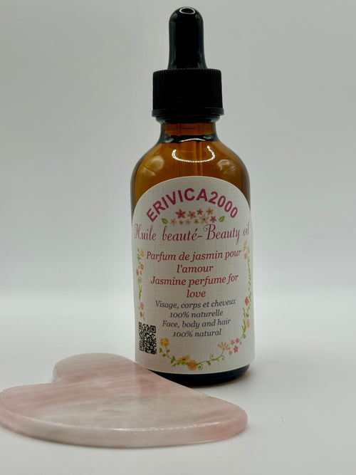 Huile beauté au parfum de jasmin pour l'amour