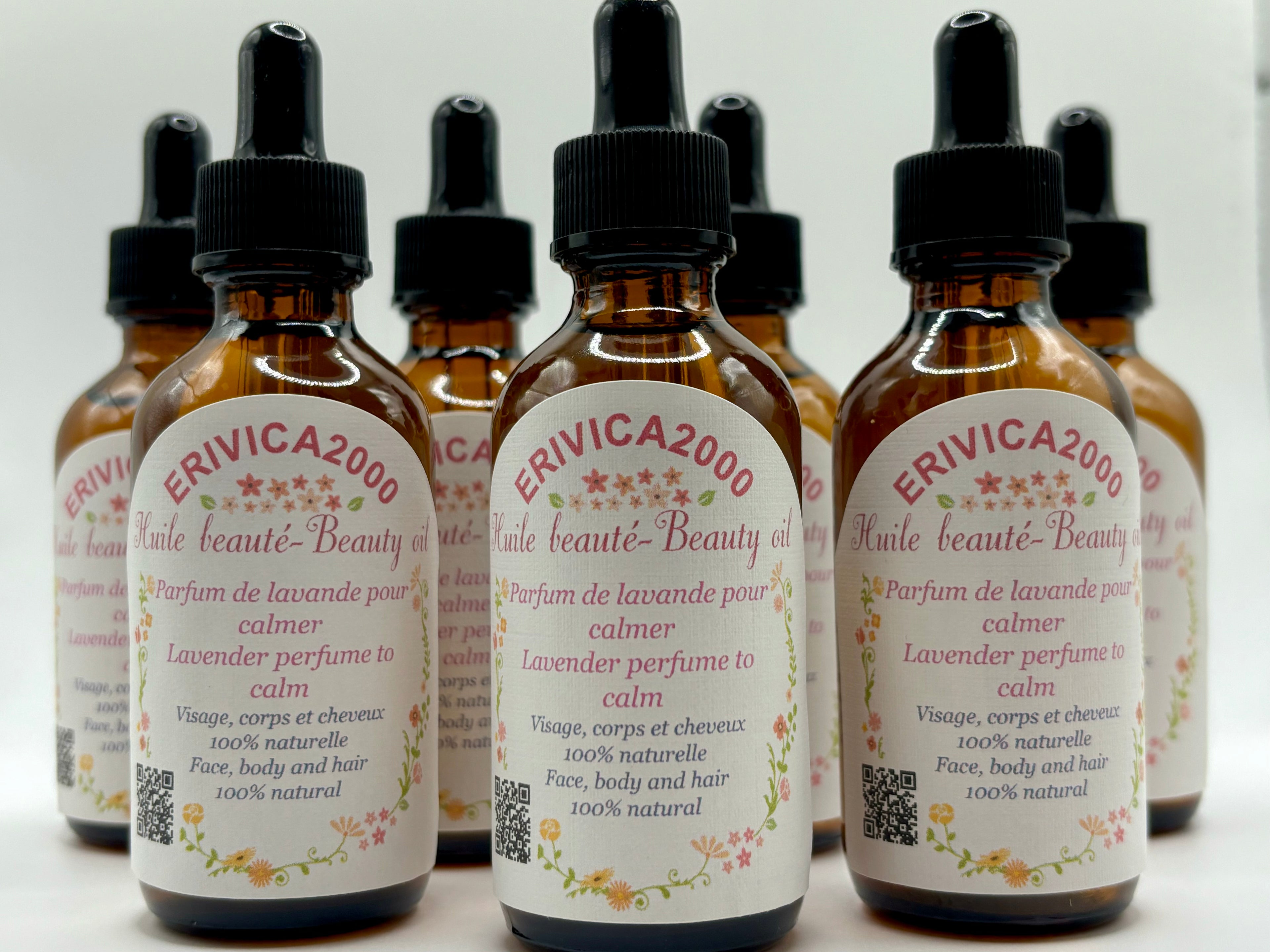 Huile beauté au parfum de lavande pour calmer