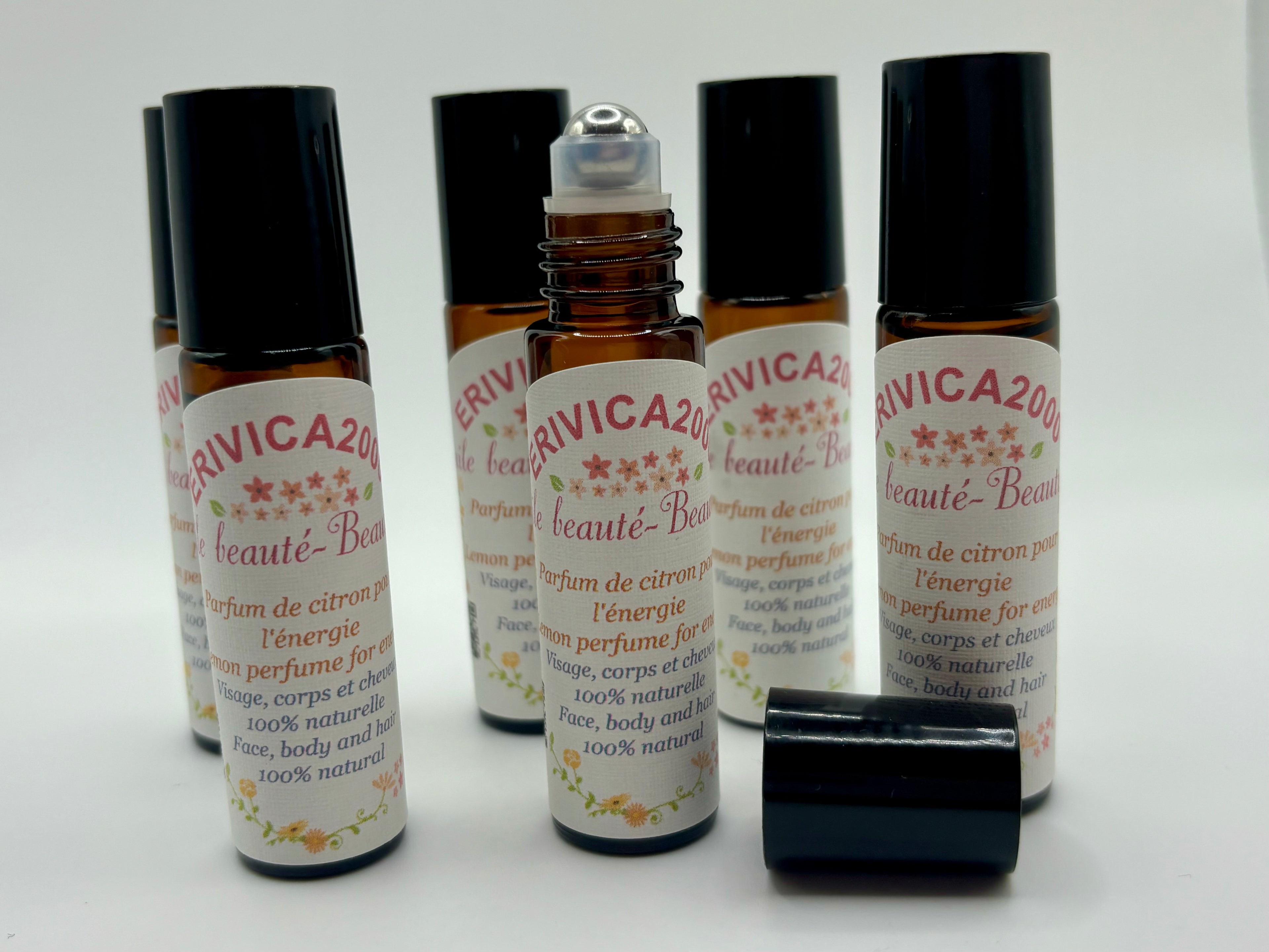 Huile beauté au parfum de citron pour l'énergie